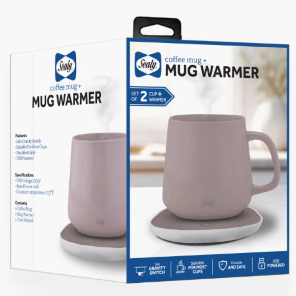USB Coffee Mug & Warmer Pad Set